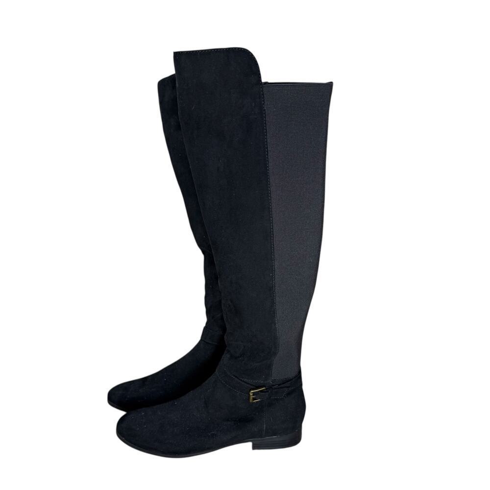 Style & Co Kimmball Over-The-Knee Black Riding Boots 8 - Picture 2 of 8
